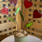 heart-shaped flowers