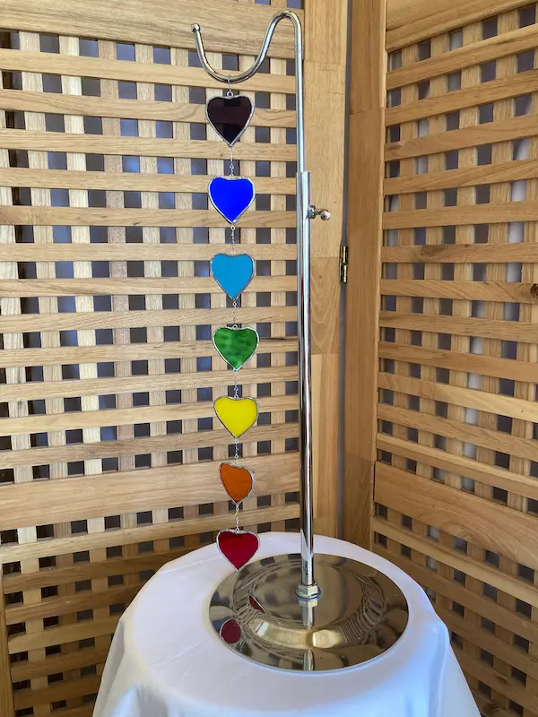 7 Hearts in Chakra colors