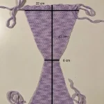 bikini purple bottom
