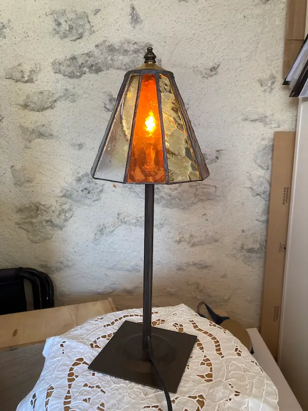 Lamp Antique-glass